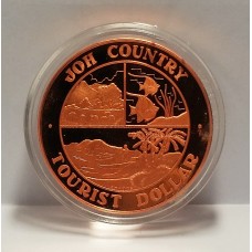 AUSTRALIA QUEENSLAND . 1983 TOKEN . JOH COUNTRY . TOURIST DOLLAR
